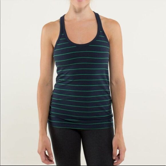 Lululemon Modern Racerback Slalom Stripe Inkwell - Picture 1 of 7